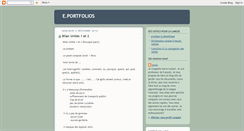 Desktop Screenshot of portfoliosfrances.blogspot.com