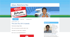 Desktop Screenshot of adnanmotorhomeman.blogspot.com