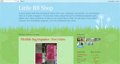 Desktop Screenshot of littlebbshop.blogspot.com