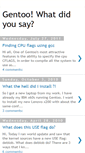 Mobile Screenshot of gentoo-what-did-you-say.blogspot.com
