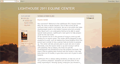 Desktop Screenshot of lh2911equinecenter.blogspot.com