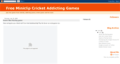 Desktop Screenshot of free-miniclip-cricket-addicting-games.blogspot.com