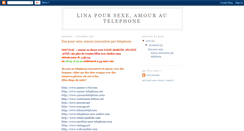 Desktop Screenshot of linasexeamourtelephone.blogspot.com
