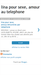 Mobile Screenshot of linasexeamourtelephone.blogspot.com