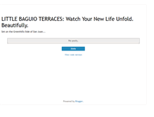 Tablet Screenshot of littlebaguio.blogspot.com