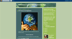 Desktop Screenshot of hollenbecksciencefair.blogspot.com