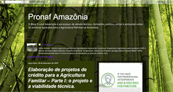 Desktop Screenshot of amazoniapronaf.blogspot.com