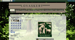 Desktop Screenshot of lovaskert.blogspot.com