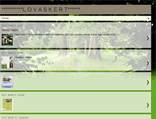 Tablet Screenshot of lovaskert.blogspot.com