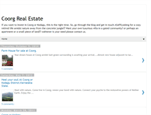 Tablet Screenshot of coorgrealestate.blogspot.com