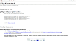 Desktop Screenshot of niftykeen.blogspot.com