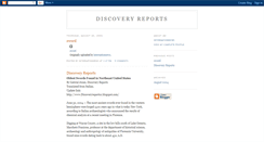 Desktop Screenshot of discoveryreports.blogspot.com