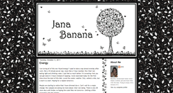 Desktop Screenshot of jana-jana-banana.blogspot.com