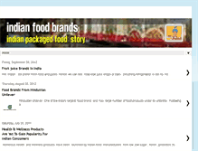 Tablet Screenshot of indianfoodbrands.blogspot.com