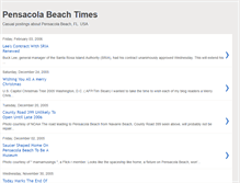 Tablet Screenshot of pensacolabeachtimes.blogspot.com