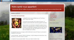 Desktop Screenshot of notsantenousappartient.blogspot.com