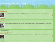 Tablet Screenshot of journeytoannabanana.blogspot.com