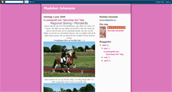 Desktop Screenshot of madelenjohanson.blogspot.com