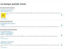 Tablet Screenshot of banque-postale-maroc.blogspot.com