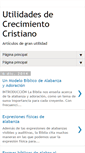 Mobile Screenshot of crecimiento-cristiano.blogspot.com