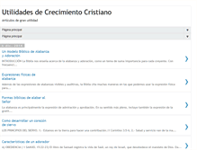 Tablet Screenshot of crecimiento-cristiano.blogspot.com