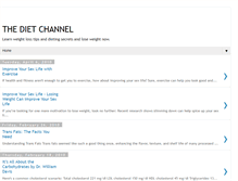 Tablet Screenshot of dietchanneltips.blogspot.com
