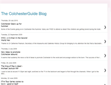 Tablet Screenshot of colchesterguide.blogspot.com