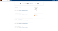 Desktop Screenshot of i-marketing-strategies.blogspot.com