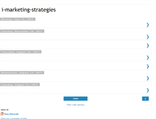 Tablet Screenshot of i-marketing-strategies.blogspot.com