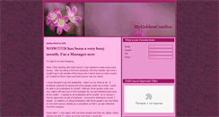 Desktop Screenshot of mygoldencandles.blogspot.com