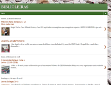 Tablet Screenshot of biblioleiras.blogspot.com