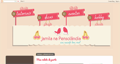 Desktop Screenshot of jamilanapensolandia.blogspot.com