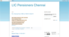 Desktop Screenshot of licpensionerschennai.blogspot.com