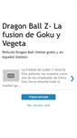 Mobile Screenshot of dbz-la-fusion-de-goku-vegeta1.blogspot.com