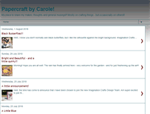 Tablet Screenshot of papercraftbycarole.blogspot.com