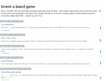 Tablet Screenshot of inventaboardgame.blogspot.com