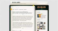 Desktop Screenshot of abielz.blogspot.com