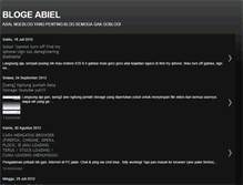 Tablet Screenshot of abielz.blogspot.com