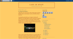 Desktop Screenshot of iamtheladyinspain.blogspot.com