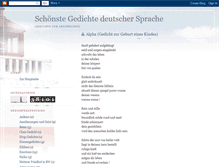 Tablet Screenshot of gedichte-zum-abschreiben.blogspot.com