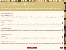 Tablet Screenshot of freeonlineducation.blogspot.com