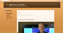 Desktop Screenshot of csharpwebservices.blogspot.com