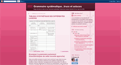 Desktop Screenshot of godfroygrammaire.blogspot.com
