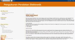 Desktop Screenshot of pengukuranperalatanelektronik.blogspot.com