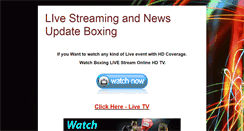 Desktop Screenshot of boxinglivetvstreamingppvhbo.blogspot.com