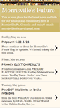 Mobile Screenshot of morrisvillesfuture.blogspot.com