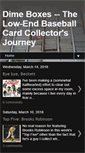 Mobile Screenshot of baseballdimebox.blogspot.com