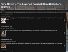 Tablet Screenshot of baseballdimebox.blogspot.com