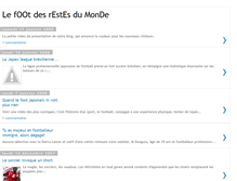 Tablet Screenshot of lefootdesrestesdumonde.blogspot.com
