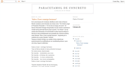 Desktop Screenshot of paracetamoldeconcreto.blogspot.com